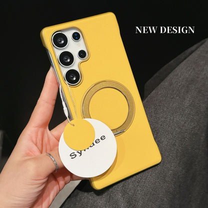 Samsung Ultra Series Plain Leather Cover with Stand with Vibrant Colors  (Exclusive)