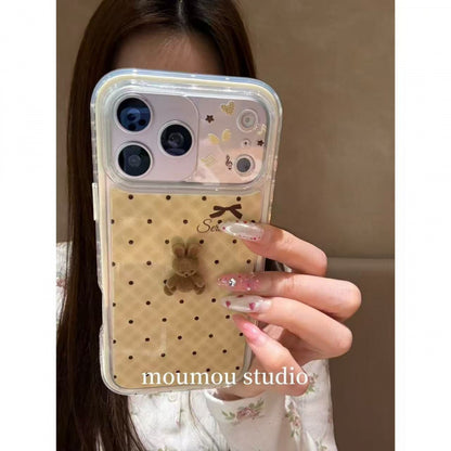 Apple iphone Two-In-One Cute Polka Dot Bear Case (Exclusive)