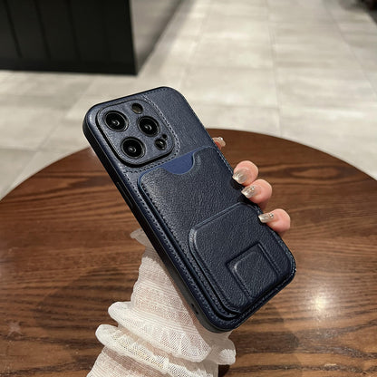 Apple Iphone Fresh Leather Imitation leather case with unique stand Cover (Exclusive)