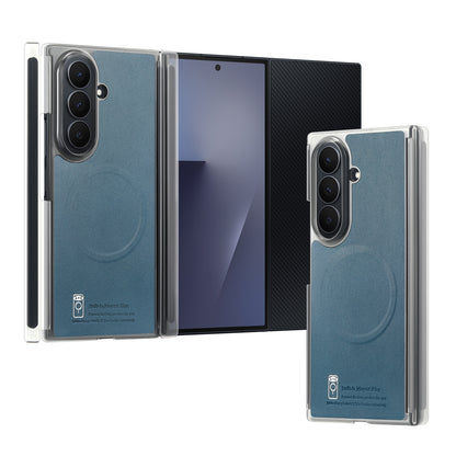 Samsung Fold series Vibrant color Trifold Magnetic Center Axis case (Exclusive)