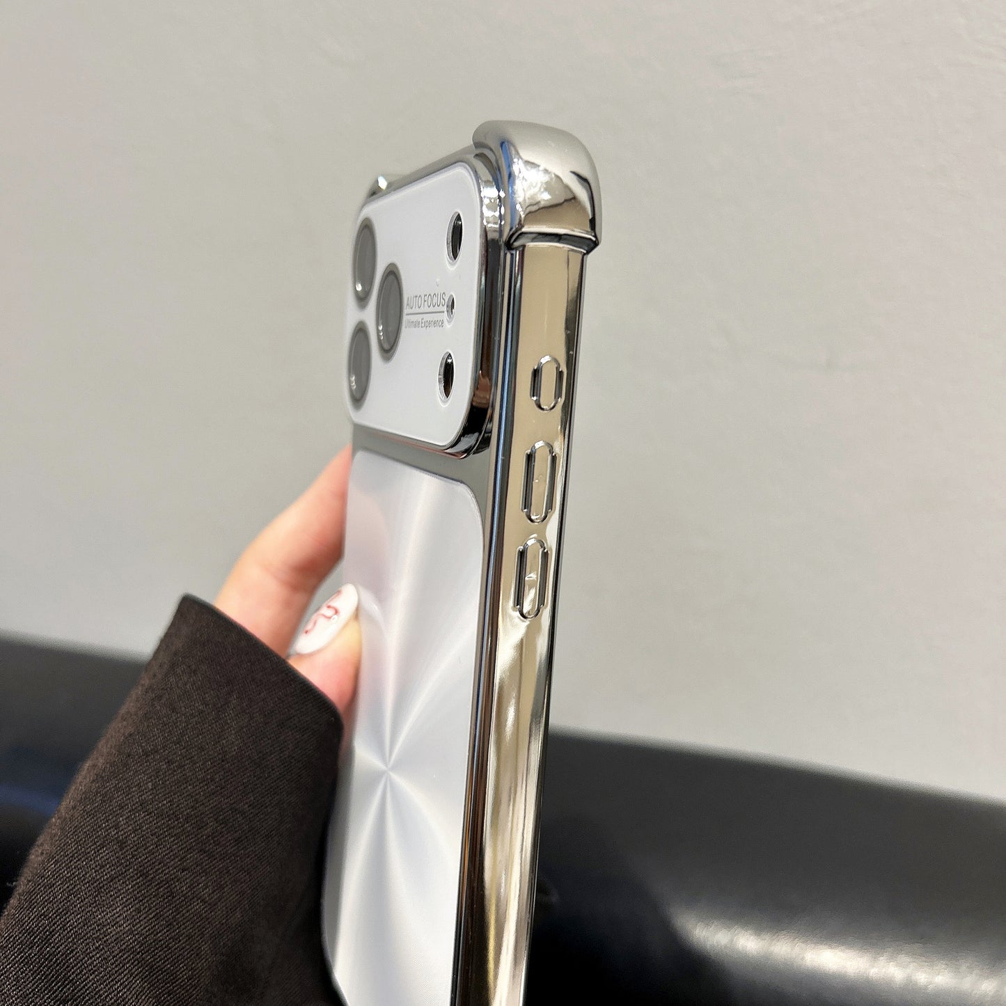 Apple Iphone Anti-Fall Cd Pattern Electroplating Case (Exclusive)