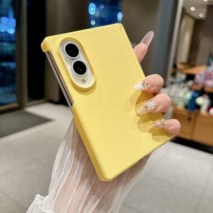 Samsung Fold wide phone magnetic closure gradient frosted case (Exclusive)