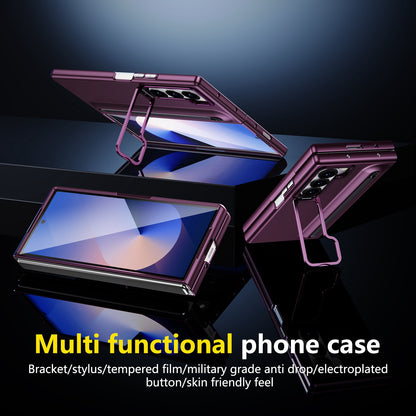 Samsung Fold series lens bracket spring pen slot case film integrated protective case (Exclusive)