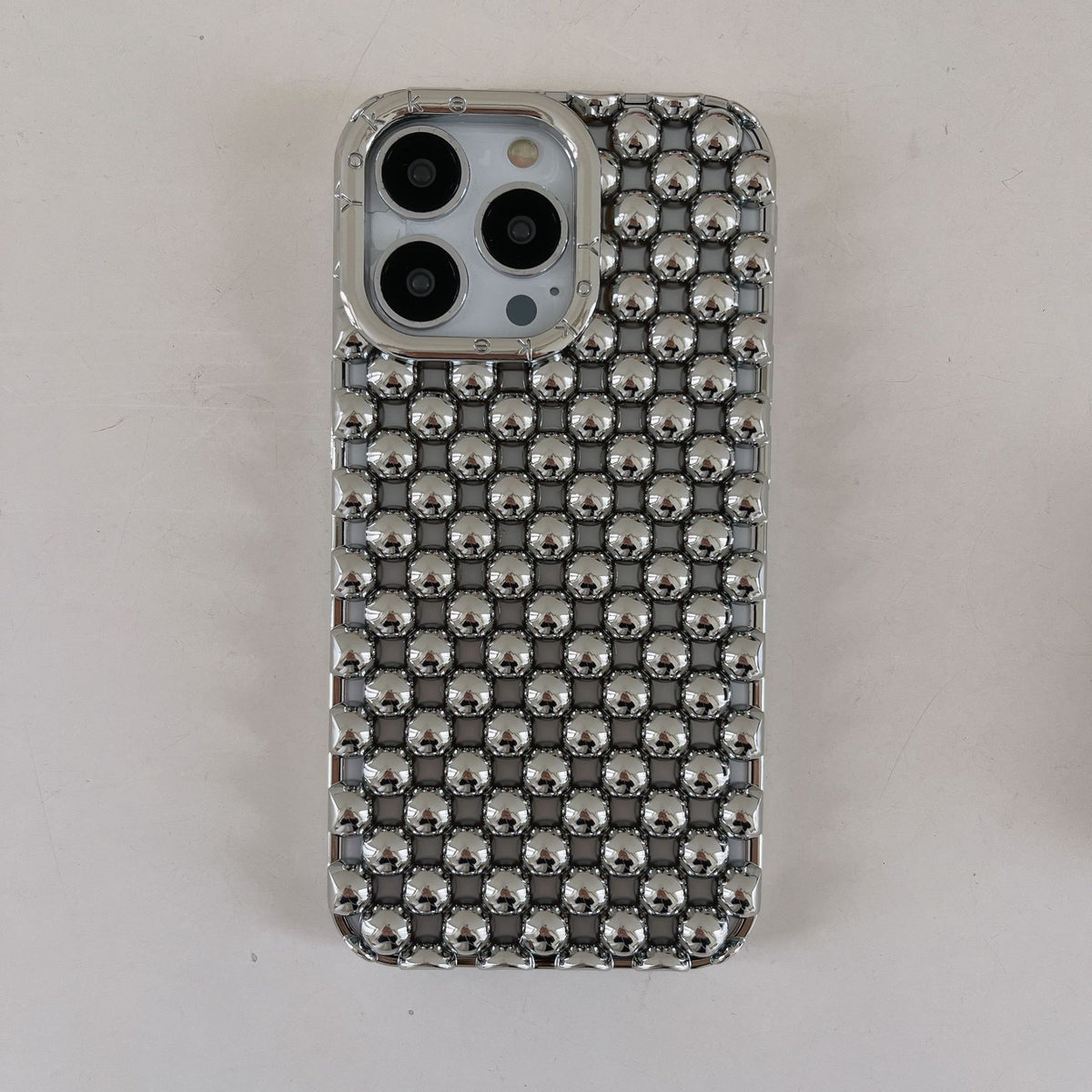 Apple Iphone Solid Color Pearl Creative Mobile Phone Case (Exclusive)