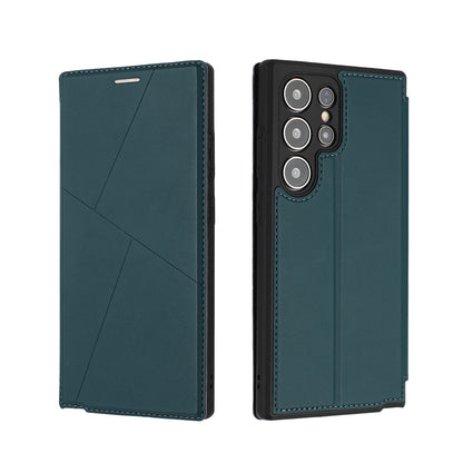 Samsung Ultra series Leather material all-inclusive thin magnetic card Case (Exclusive)