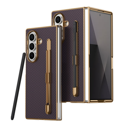 Samsung Z Fold Series Kevlar Pen Slot Case Ultra Thin Case with Pen  (Exclusive)