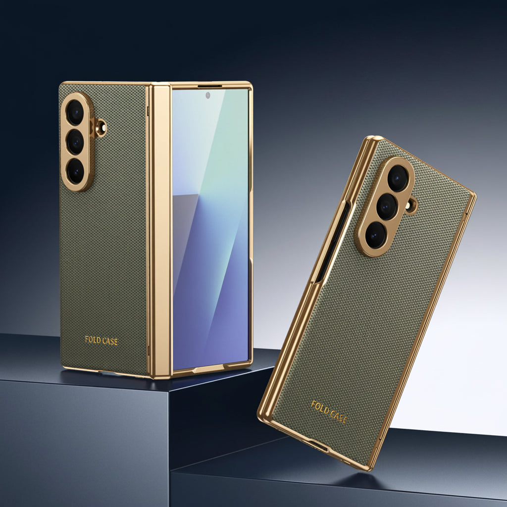 Samsung Fold & Flip series Desert Gold with Integrated Film and Hinge case (Exclusive)