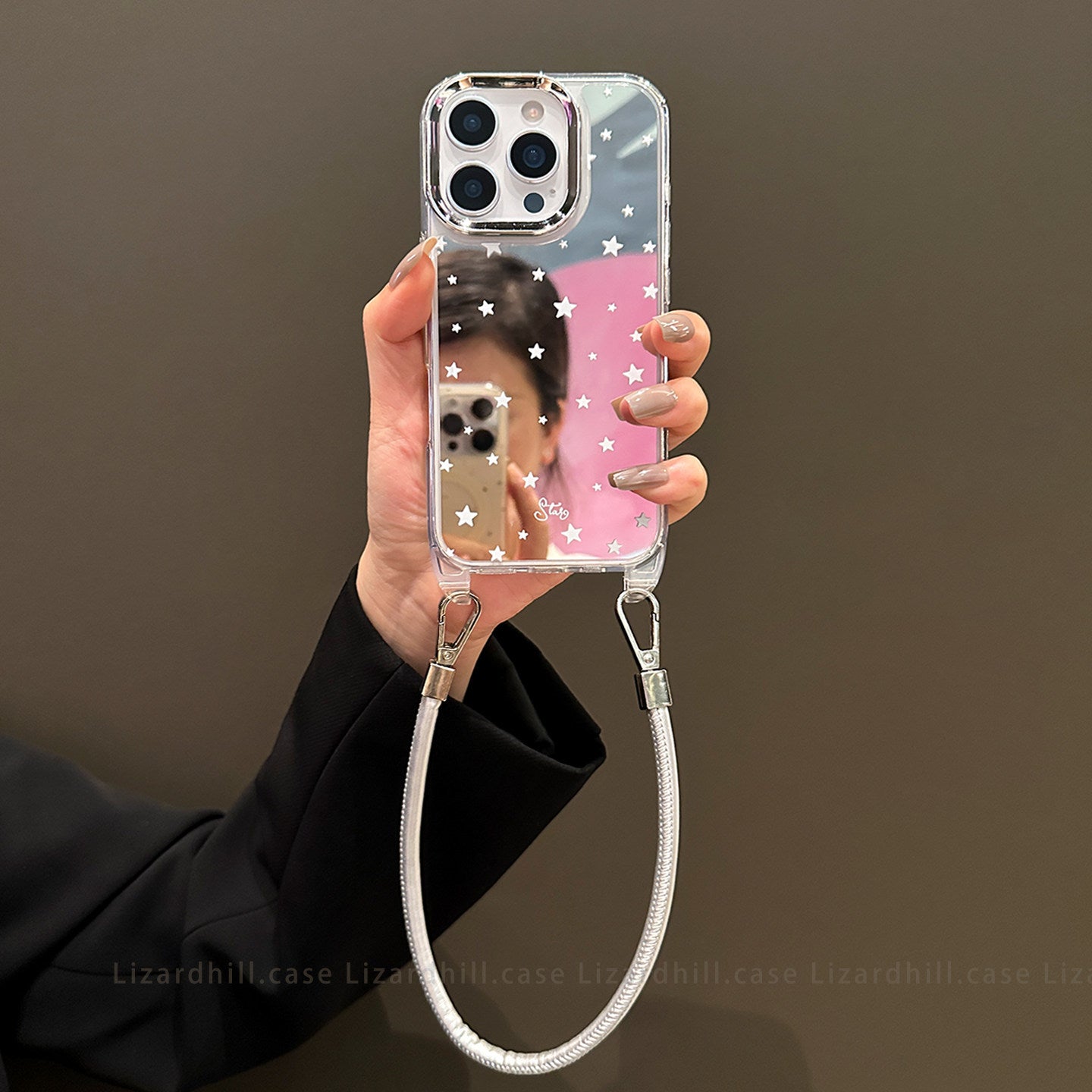 Apple Iphone series High-end mirror finish with full-screen stars Case (Exclusive)