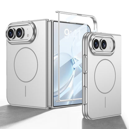 Apple Iphone Ultra fold minimalist magnetic folding features a soft, magnetic feel and built-in magnetic shockproof design case (Exclusive)