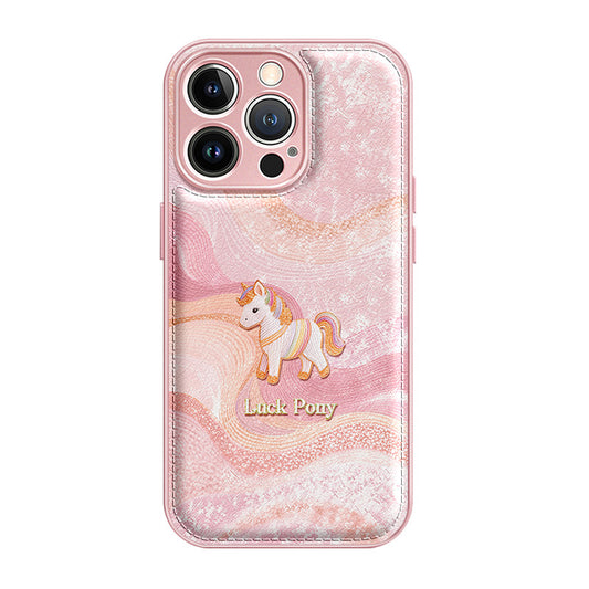 Apple Iphone Lucky Pony Air Cushion Lanyard Cover ( Exclusive )