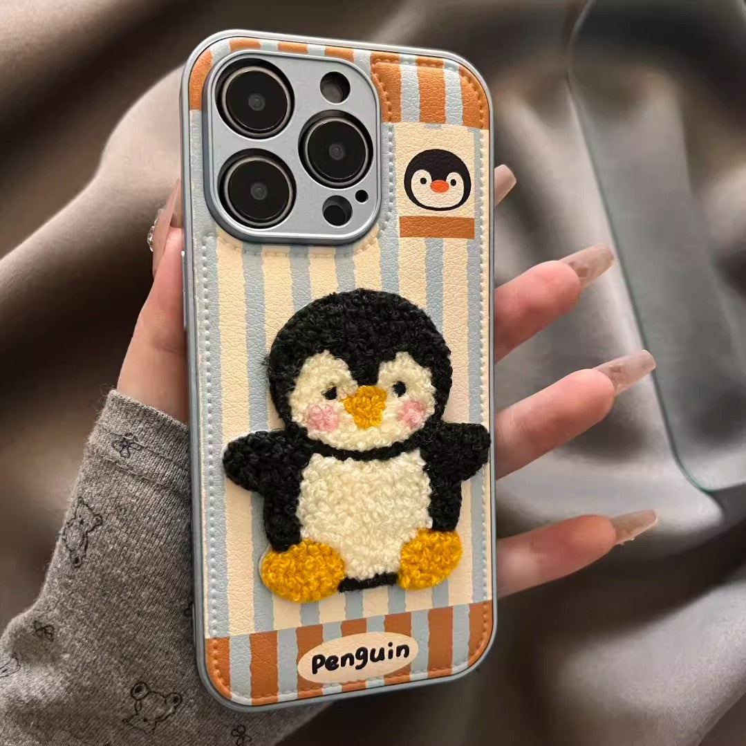 Apple Iphone series Striped Penguin Suitable Case (Exclusive)