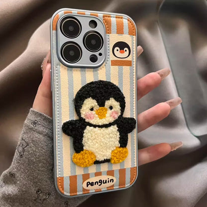Apple Iphone series Striped Penguin Suitable Case (Exclusive)