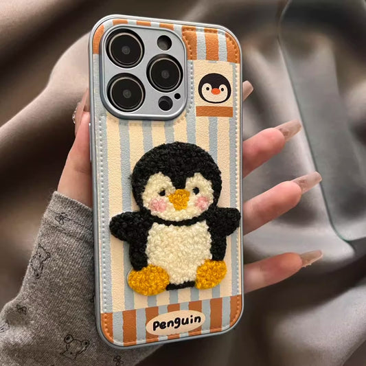 Apple Iphone series Striped Penguin Suitable Case (Exclusive)