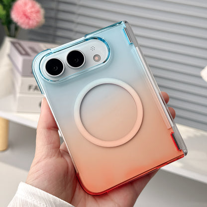 Apple iPhone Ultra fold phone case, gradient magnetic stand case (Exclusive)