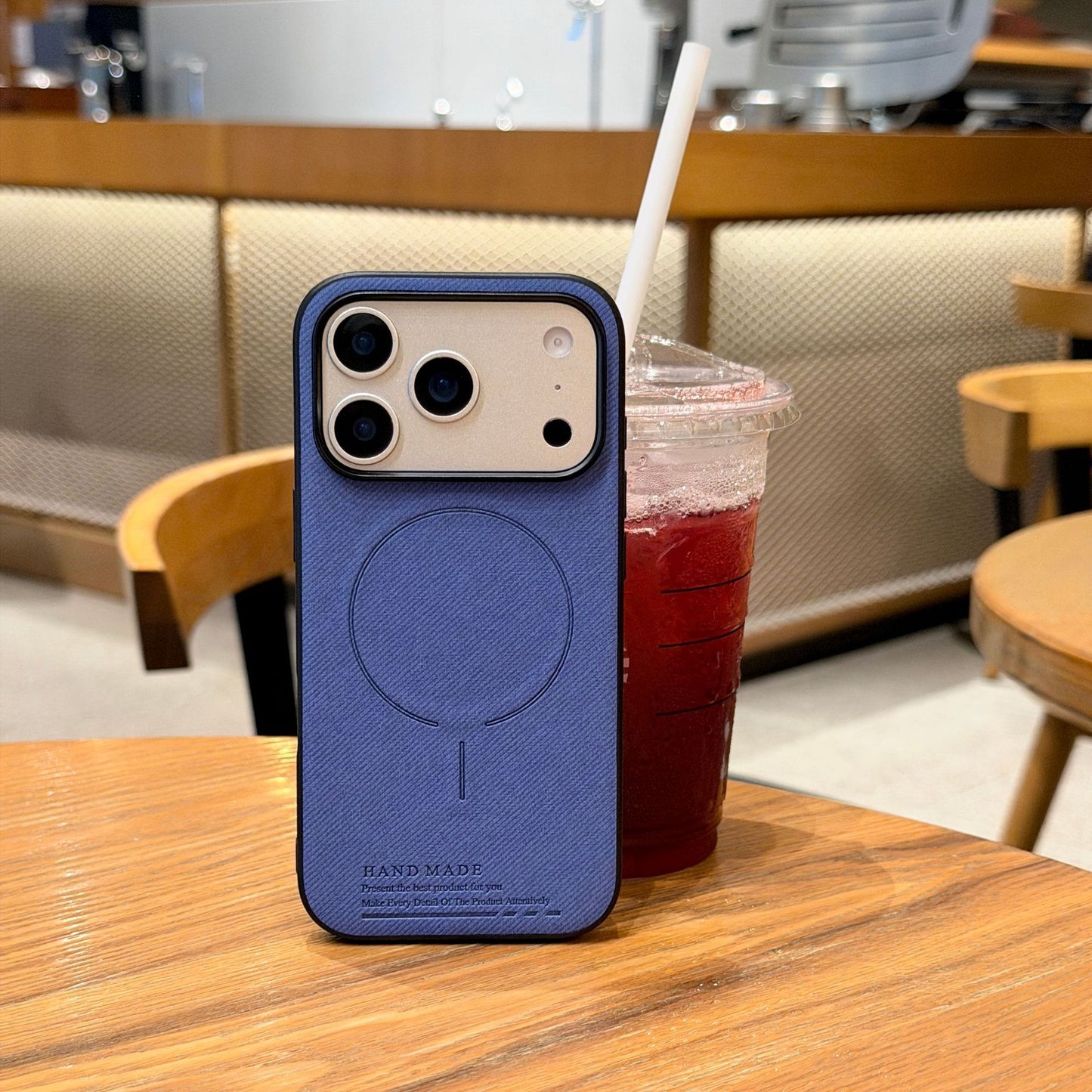 Apple Iphone series Pure Color Cloth Pattern Magnetic Air All-Inclusive Protective Case (Exclusive)