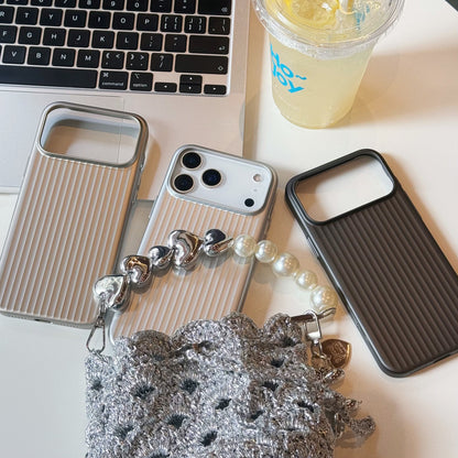 Apple Iphone series Corrugated Large Hole Magnetic Suction Anti-Fall Protective Case (Exclusive)