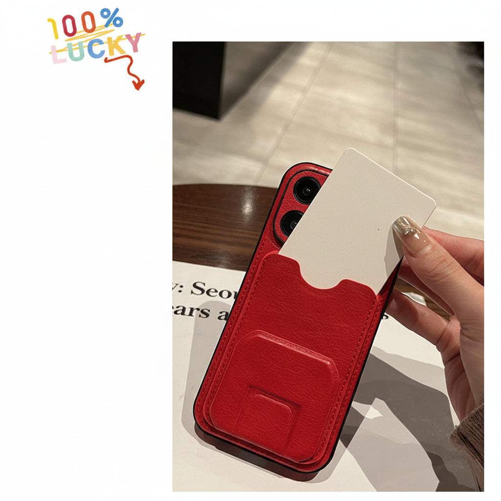 Apple Iphone Fresh Leather Imitation leather case with unique stand Cover (Exclusive)