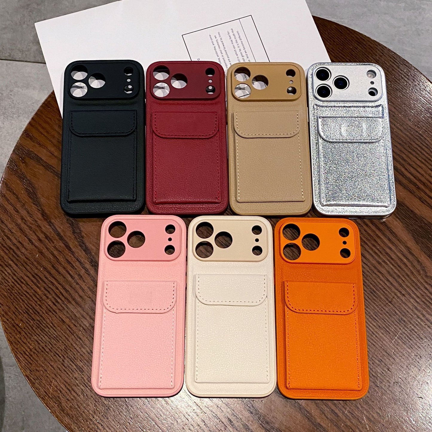 Apple Iphone Card Holder Can Be Used as a Stand Case (Exclusive)