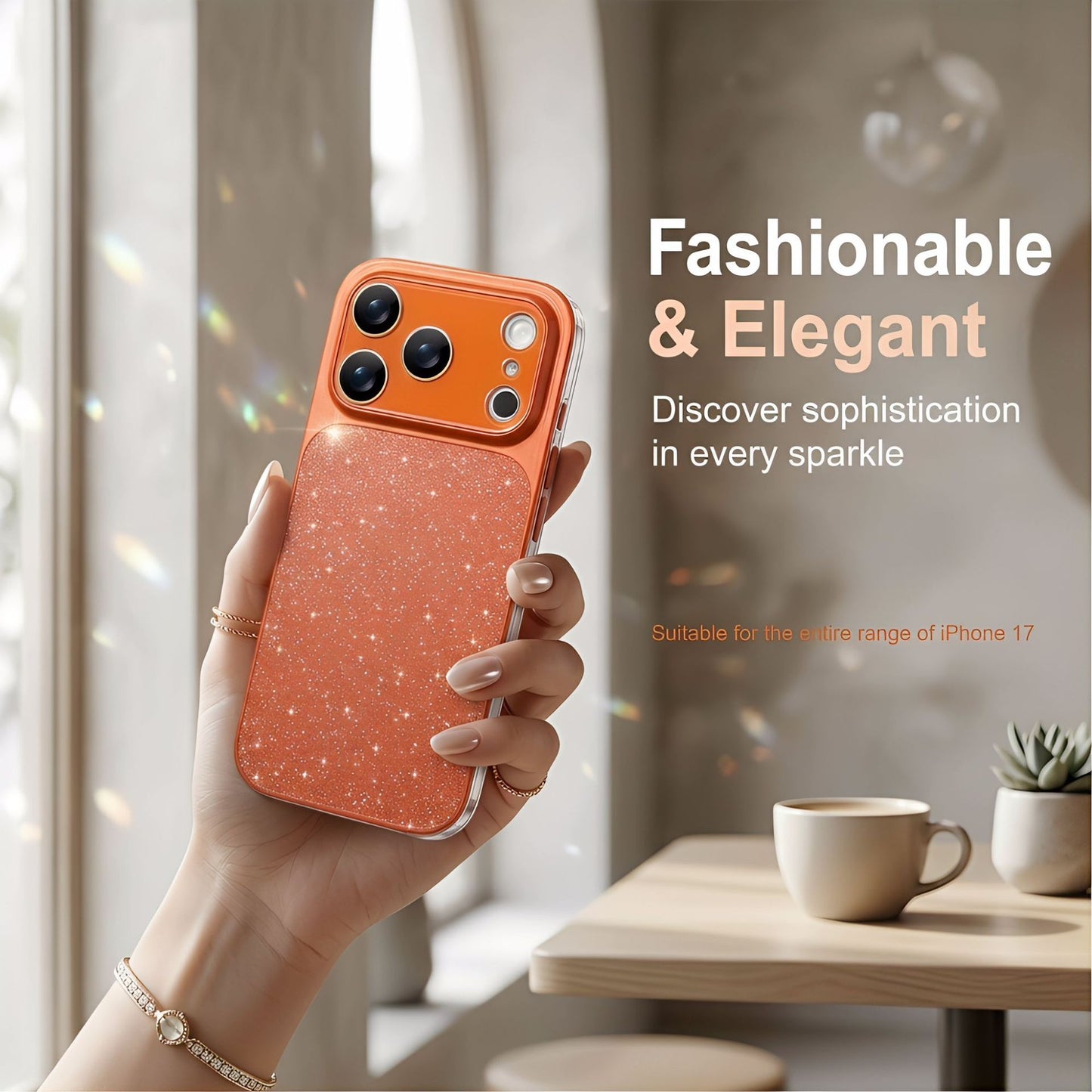 Apple iphone Max glitter phone case (Exclusive)
