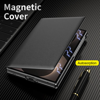 Samsung Fold series Cover Stand Leather Case (Exclusive)