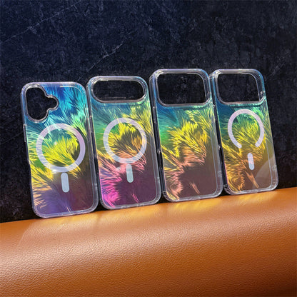 Apple Iphone Geometric Triangle Color-Plated Phone Case (Exclusive)