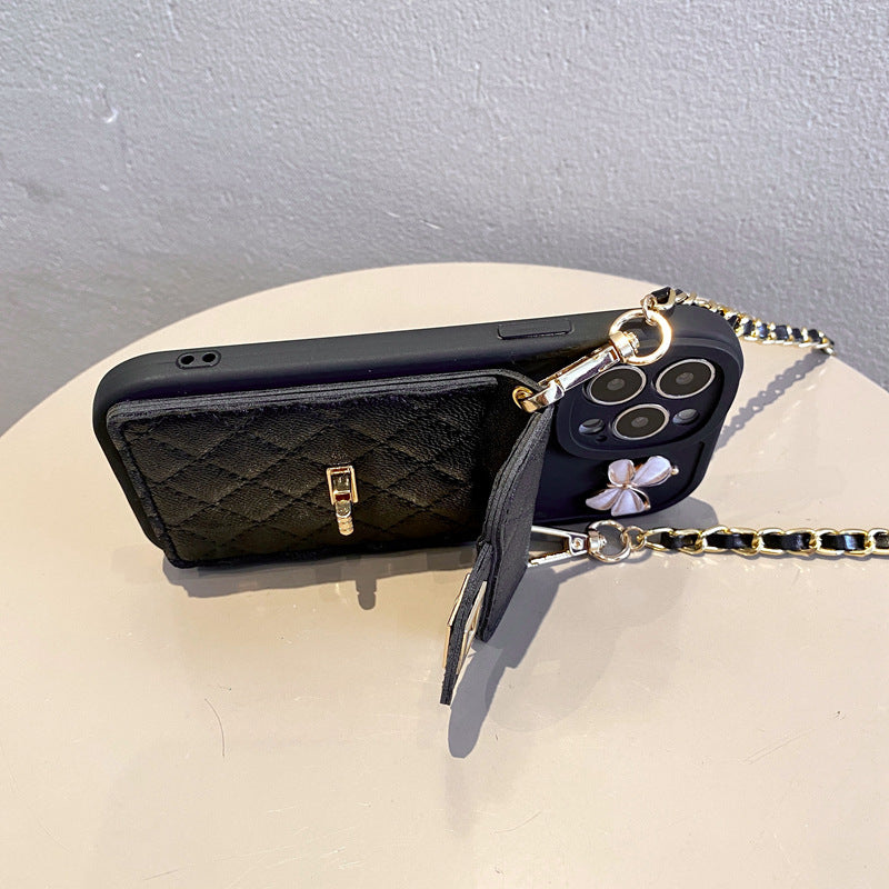 Apple Iphone Chanel Style Butterfly Card Holder Case (Exclusive)