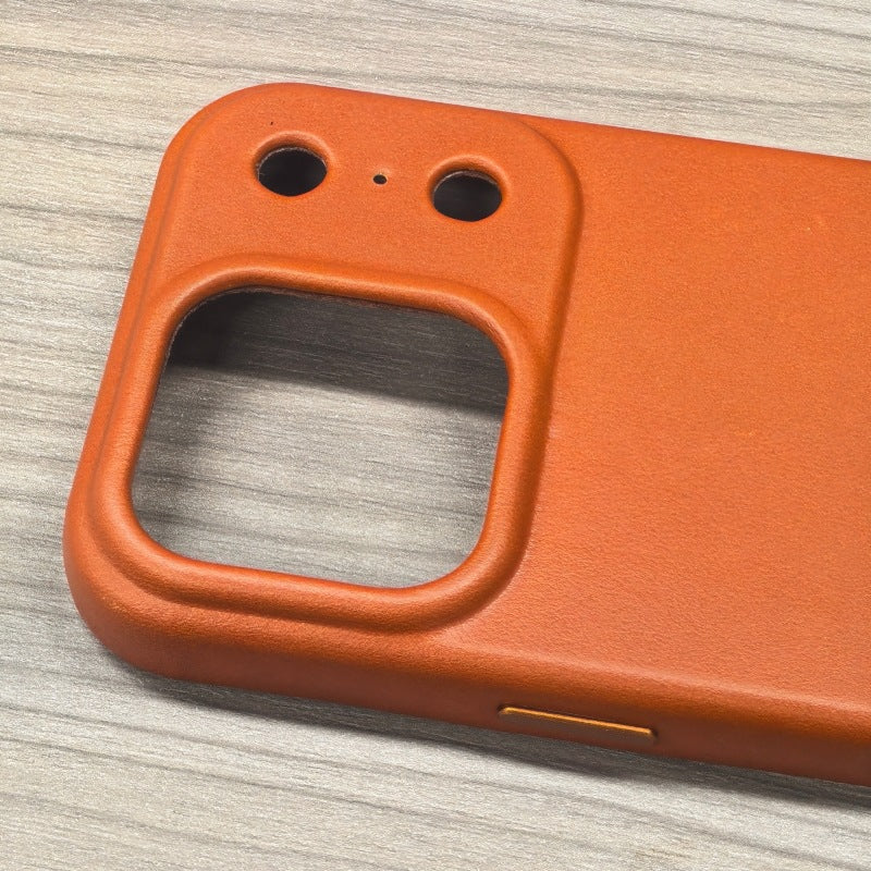 Apple iphone Genuine Leather Magnetic Full-Cover Leather Case (Exclusive)