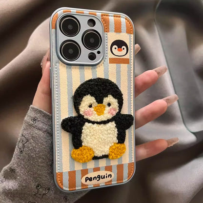 Apple Iphone series Striped Penguin Suitable Case (Exclusive)