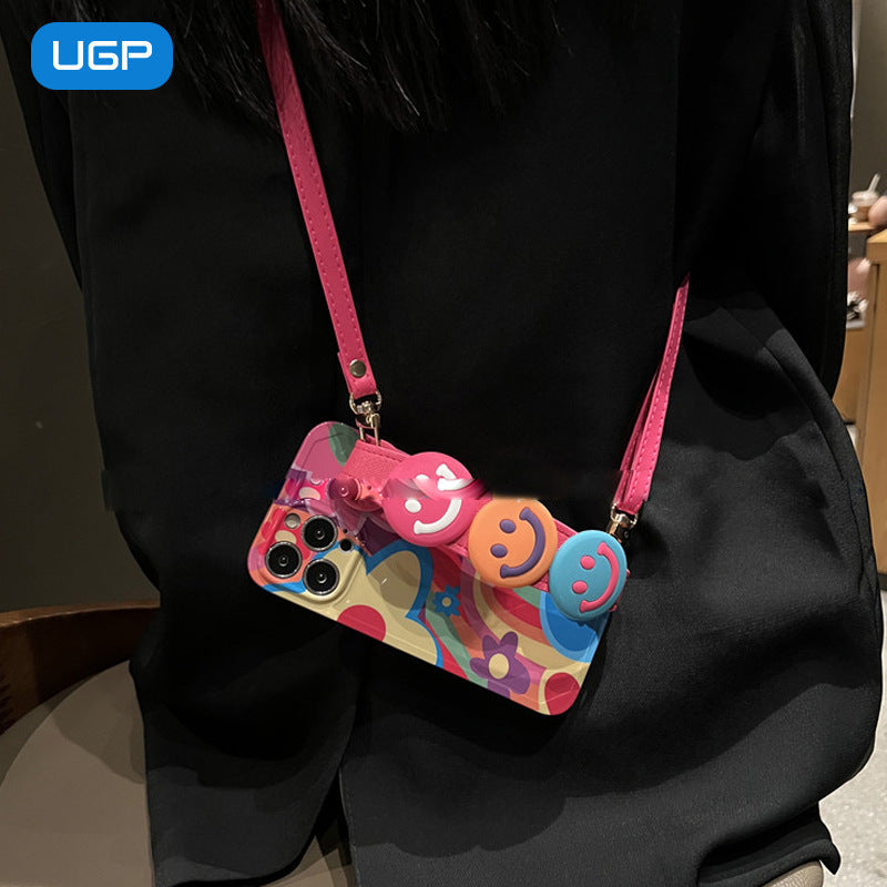 Apple Iphone Wristband Smiley Face Case (Exclsuive)