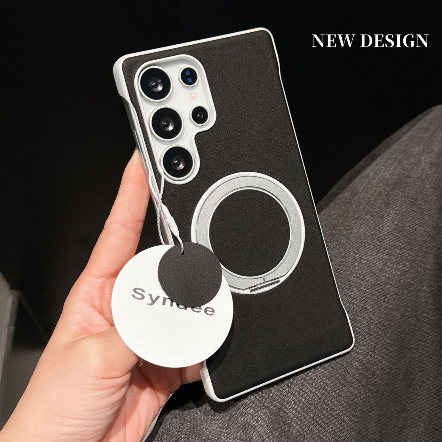 Samsung Ultra Series Plain Leather Cover with Stand with Vibrant Colors  (Exclusive)