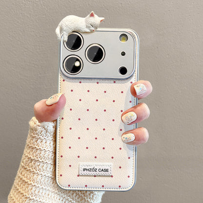 Apple Iphone Air Cushion Stereo Cat Suitable Cover ( Exclusive )