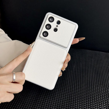 Apple Iphone series Leather Phone Case with Small V Pattern, Anti-Drop, Simple Design Case (Exclsuive)
