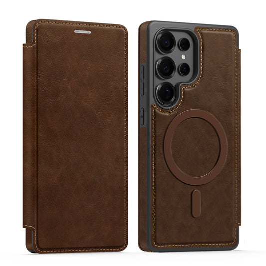 Samsung Ultra series Lingdun Business Flip Magnetic Case (Exclusive)