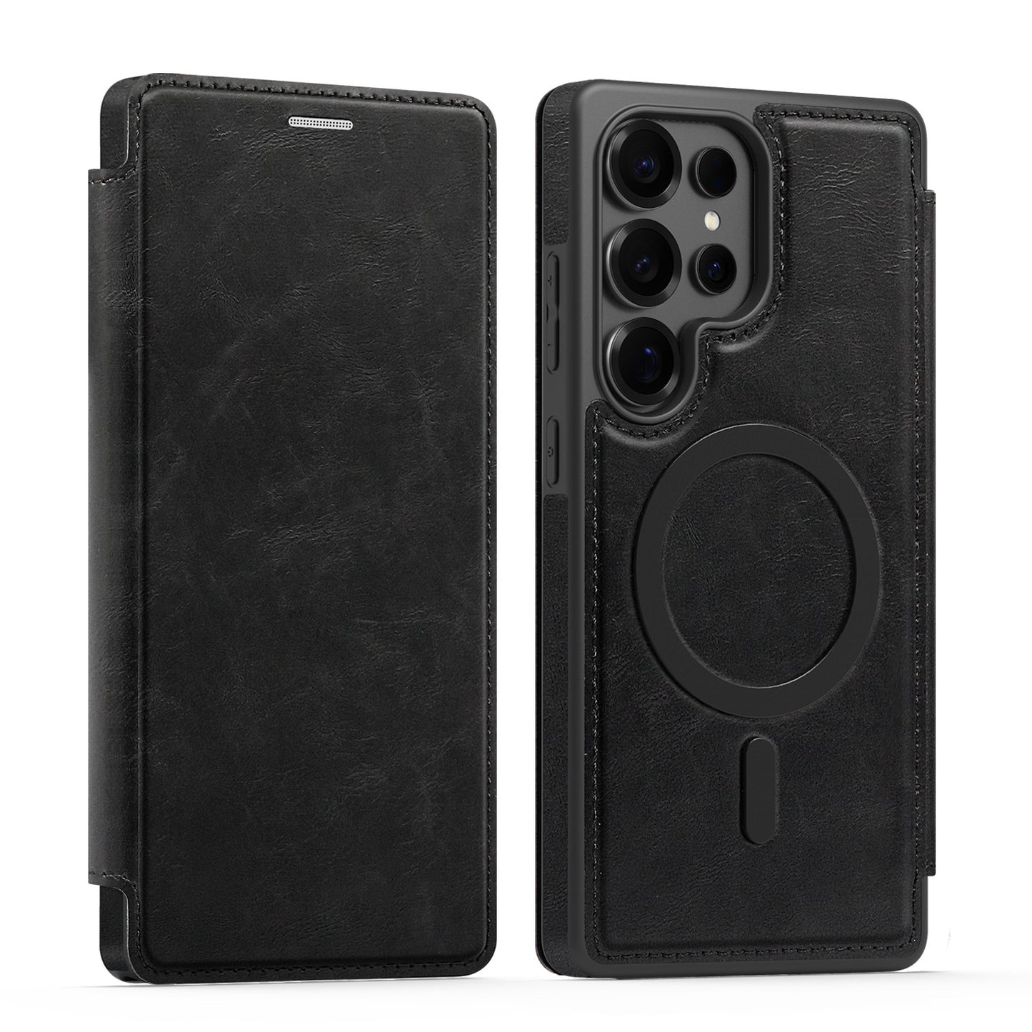 Samsung Ultra series Lingdun Business Flip Magnetic Case (Exclusive)