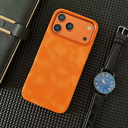 Apple Iphone Horse Leather Pattern Magnetic Phone Case (Exclusive)