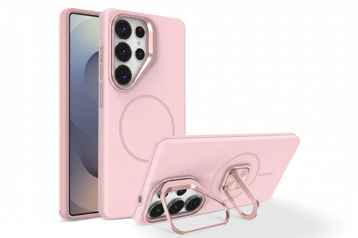 Samsung Ultra Series Pinchuang Solid Color Magnetic Lens Holder Anti-Fall Protective Cover  (Exclusive)