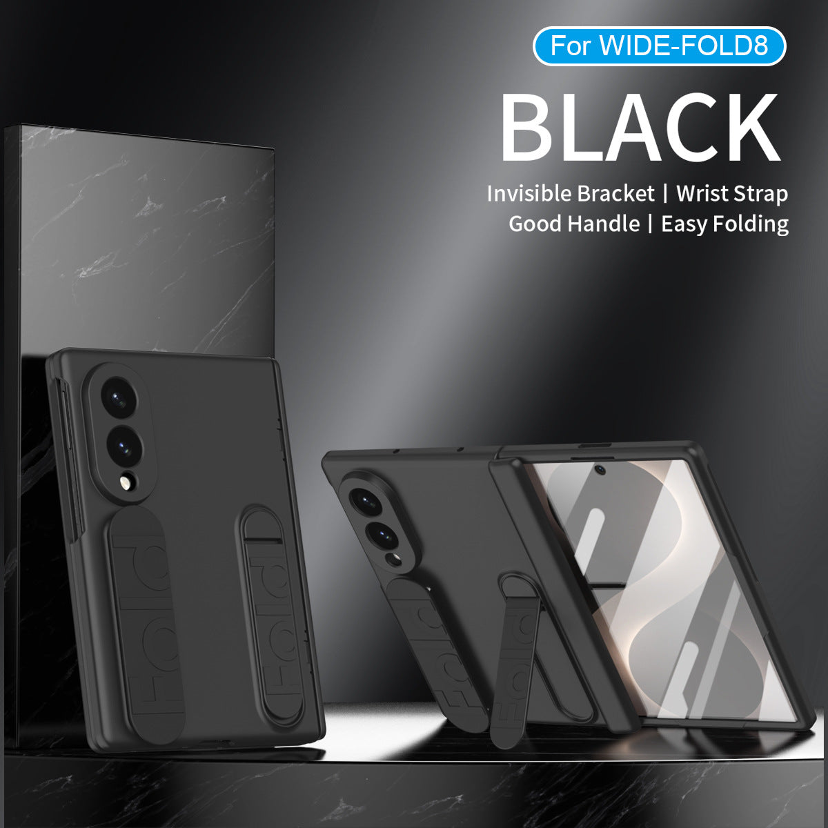 Samsung Fold Screen Wristband Stand Full-Cover Hinge Shell Film Case (Exclusive)