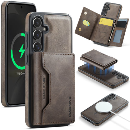 Samsung Ultra series anti-theft brush magnetic card case protective cover  wireless charger phone case magsafe (Exclusive)