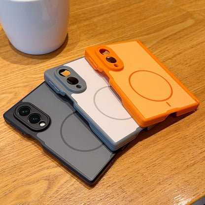 Samsung Fold series Magnetic Dual Axis Skin-Like Silicone case (Exclusive)