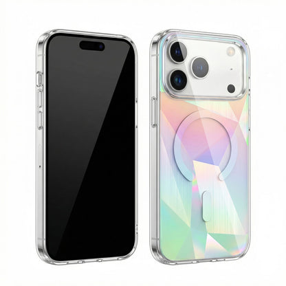 Apple Iphone Geometric Triangle Color-Plated Phone Case (Exclusive)