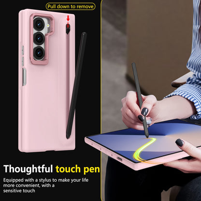 Samsung Fold series lens bracket spring pen slot case film integrated protective case (Exclusive)