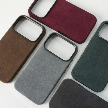 Apple Iphone series Suitable Alcantara Mobile Phone Case (Exclusive)