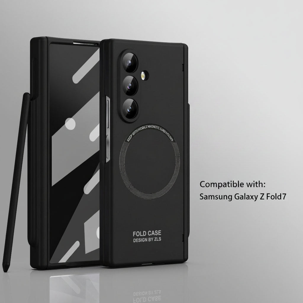 Samsung Fold series Extraordinary Magnetic Pen Slot Hinge All-Inclusive Protective Case (Exclusive)