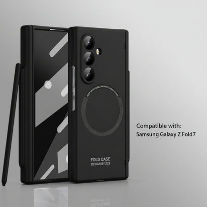 Samsung Fold series Extraordinary Magnetic Pen Slot Hinge All-Inclusive Protective Case (Exclusive)