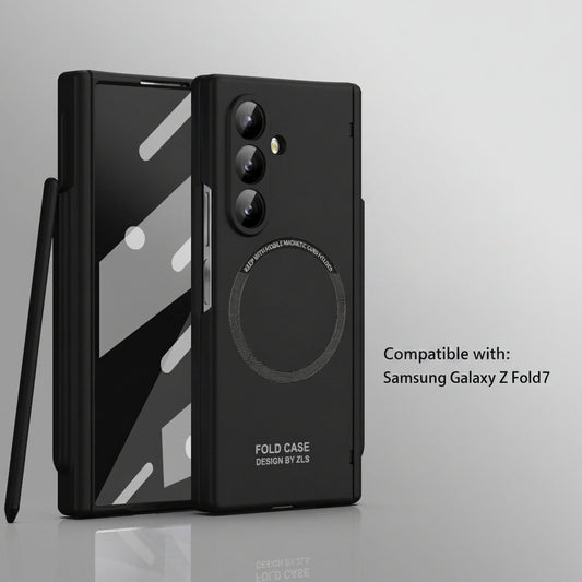 Samsung Fold series Extraordinary Magnetic Pen Slot Hinge All-Inclusive Protective Case (Exclusive)