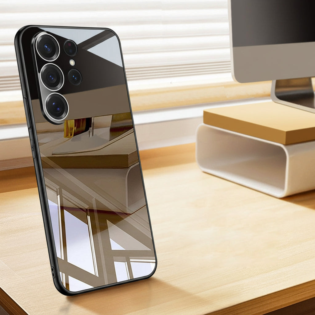 Samsung Ultra series Glass back Case (Exclusive)