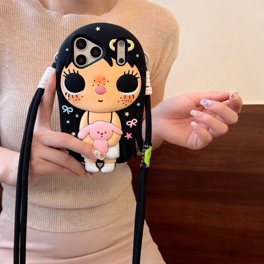 Apple iphone Girl Holding a Doll Case (Exclusive)