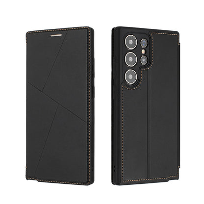 Samsung Ultra series Leather material all-inclusive thin magnetic card Case (Exclusive)