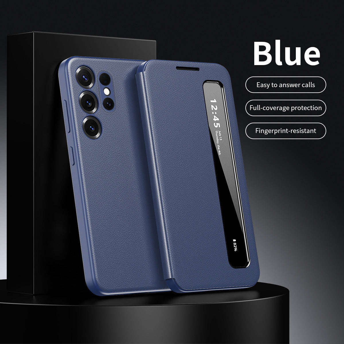 Samsung Fold and Ultra series Leather Flip Smart App Side case (Exclusive)