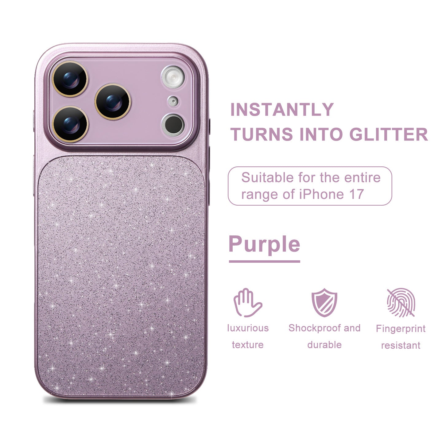 Apple iphone Max glitter phone case (Exclusive)